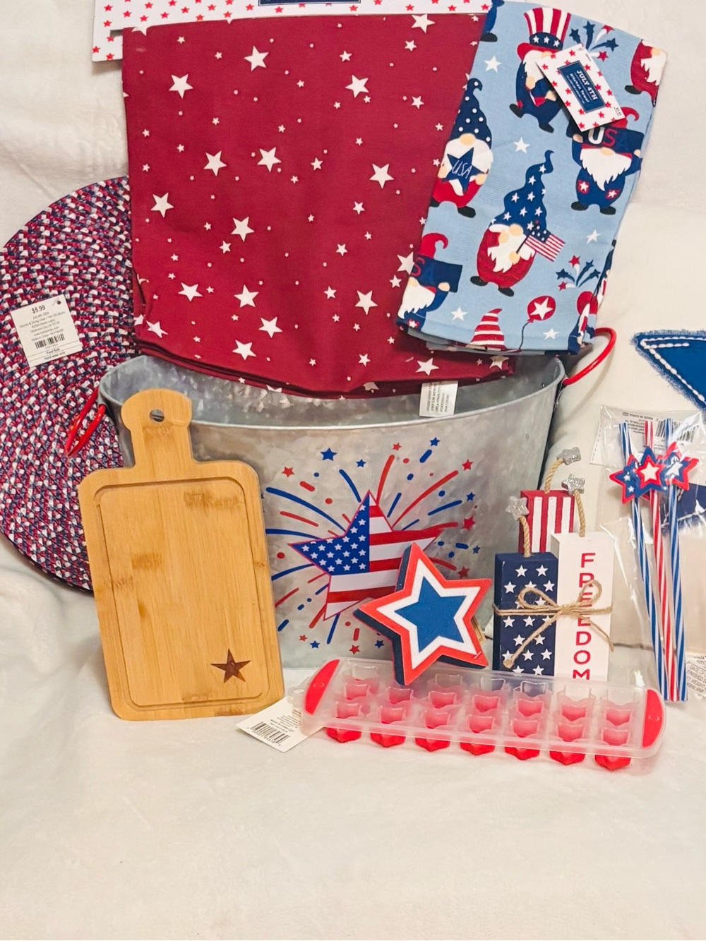 Fourth of July RED, WHITE, and BLUE Bundle All  NWT